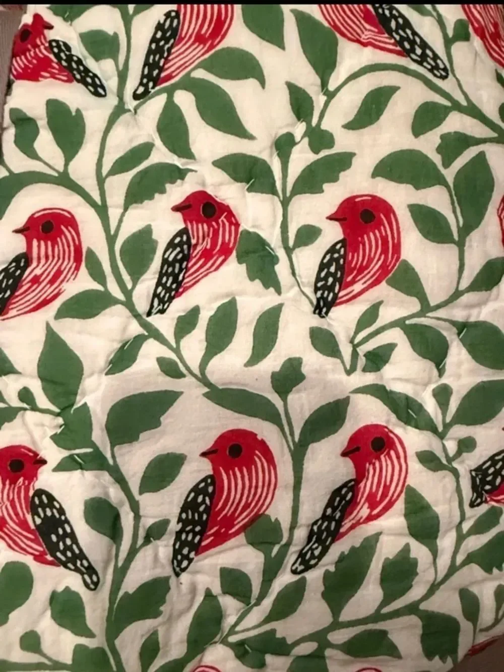 New Anthropologie Iluka 100% Cotton Gauze Floral Quilt Size Queen